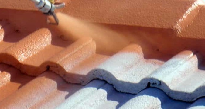 покраска черепицы